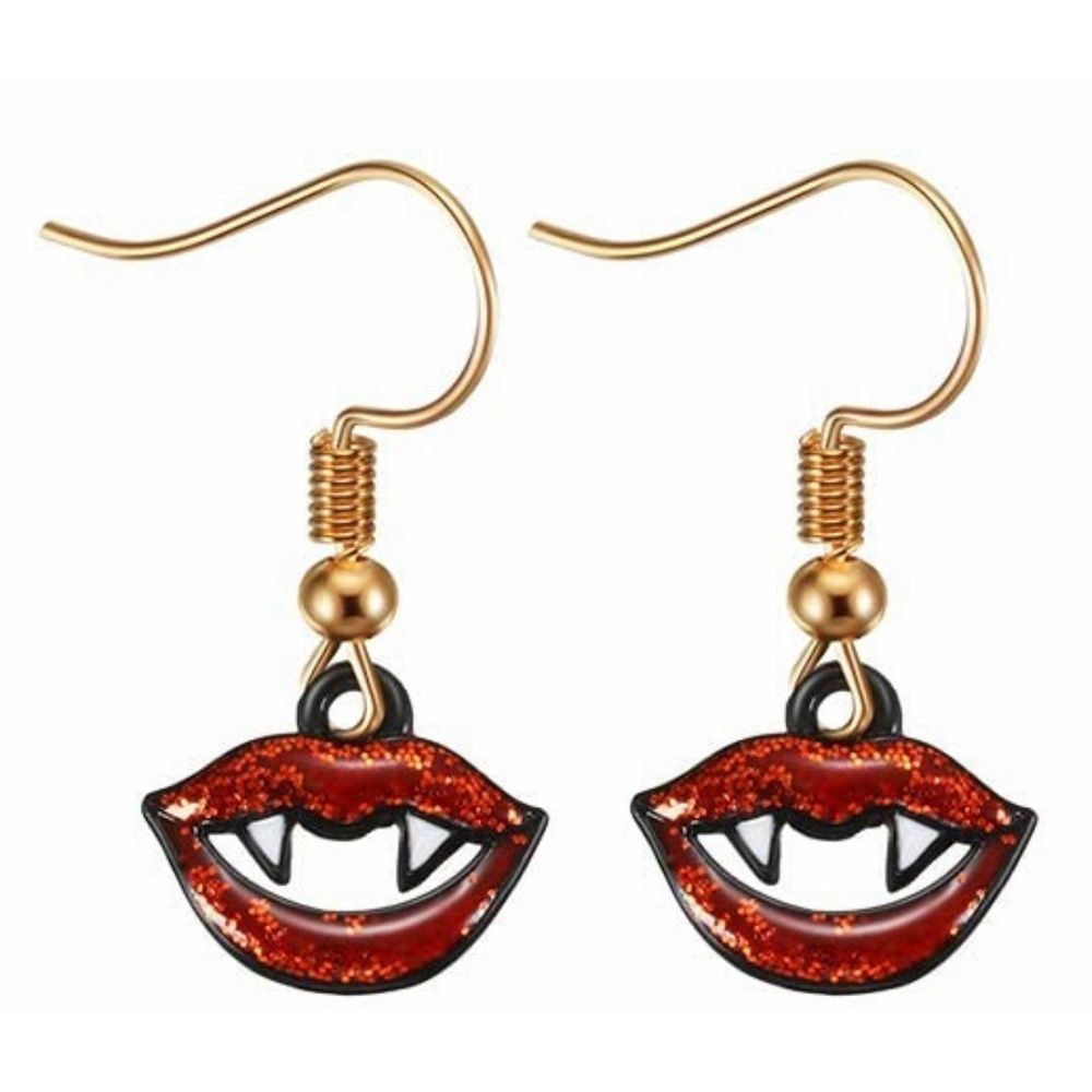 Vampire fang earings